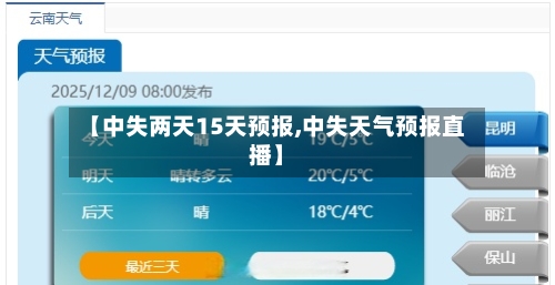 【中失两天15天预报,中失天气预报直播】