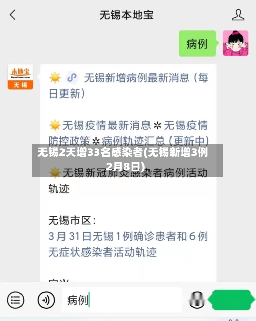 无锡2天增33名感染者(无锡新增3例2月8日)