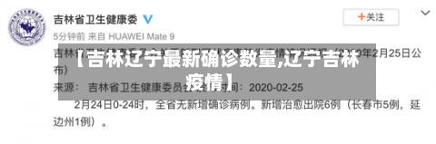 【吉林辽宁最新确诊数量,辽宁吉林疫情】