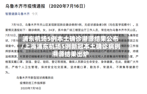 浦东机场5例本土确诊溯源结果公布/上海浦东机场5例新冠本土确诊病例溯源结果出炉