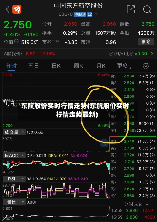 东航股价实时行情走势(东航股价实时行情走势最新)