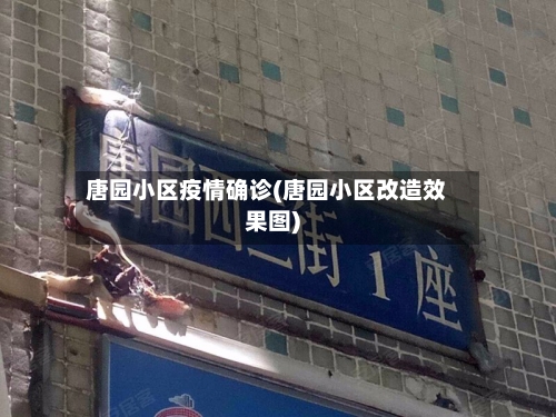 唐园小区疫情确诊(唐园小区改造效果图)