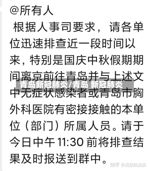 青岛新冠肺炎/青岛 新冠肺炎