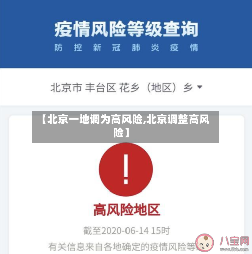 【北京一地调为高风险,北京调整高风险】