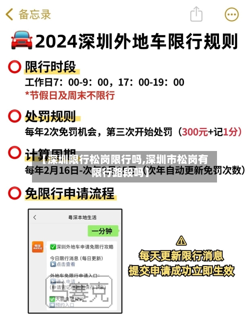 【深圳限行松岗限行吗,深圳市松岗有限行路段吗】