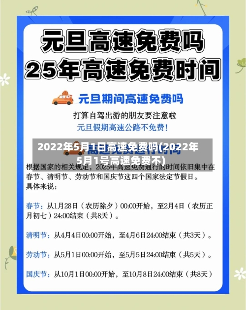 2022年5月1日高速免费吗(2022年5月1号高速免费不)