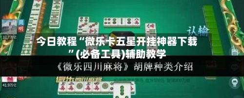 今日教程“微乐卡五星开挂神器下载”(必备工具)辅助教学