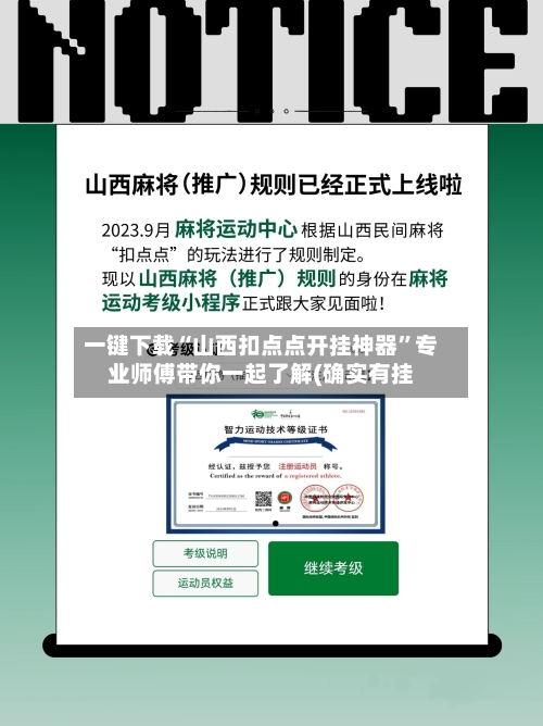 一键下载“山西扣点点开挂神器”专业师傅带你一起了解(确实有挂