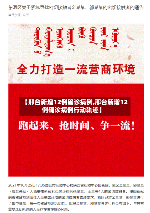 【邢台新增12例确诊病例,邢台新增12例确诊病例行动轨迹】