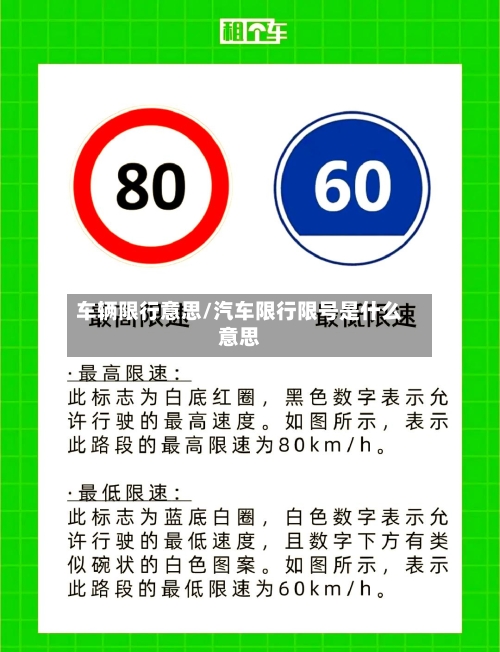 车辆限行意思/汽车限行限号是什么意思