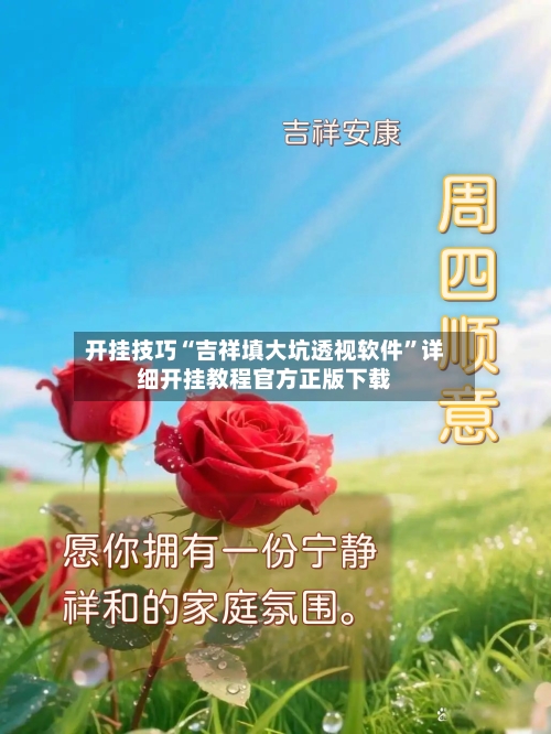 开挂技巧“吉祥填大坑透视软件”详细开挂教程官方正版下载