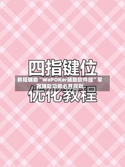 教程辅助“WePOKer辅助软件挂”掌握辅助功能必胜规则