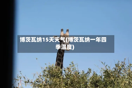 博茨瓦纳15天天气(博茨瓦纳一年四季温度)