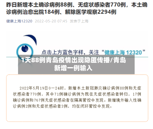1天88例青岛疫情出现隐匿传播/青岛新增一例输入