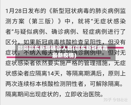 邵阳邵东新增确诊人数(邵东新冠病毒最新疫情)