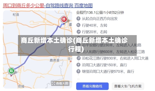 商丘新增本土确诊(商丘新增本土确诊行程)