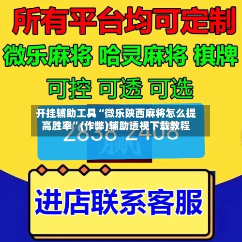 开挂辅助工具“微乐陕西麻将怎么提高胜率”(作弊)辅助透视下载教程