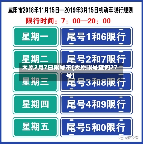 太原2月7日限号不(太原限号查询27号)