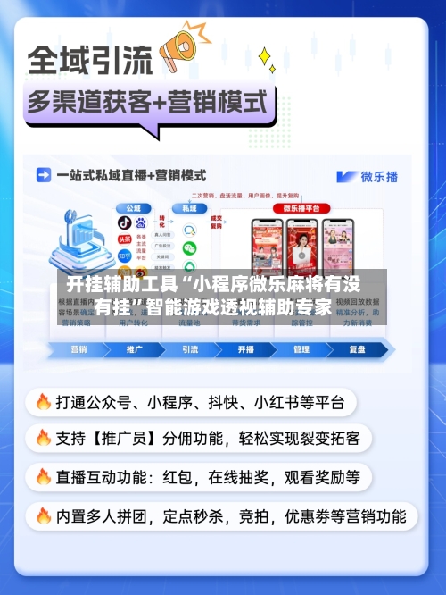 开挂辅助工具“小程序微乐麻将有没有挂”智能游戏透视辅助专家