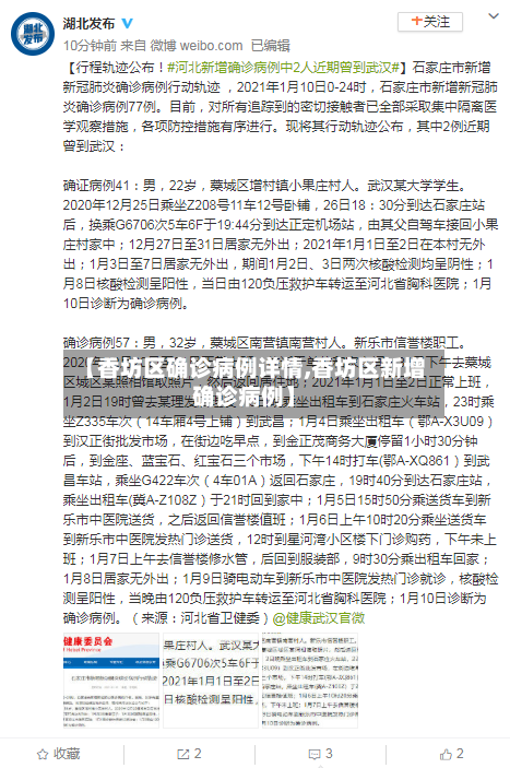 【香坊区确诊病例详情,香坊区新增确诊病例】