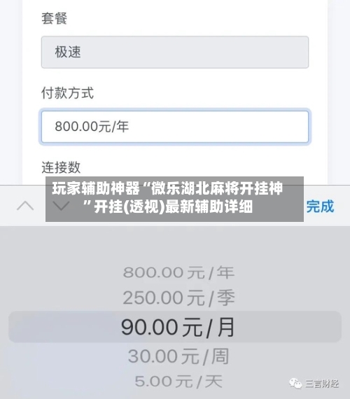 玩家辅助神器“微乐湖北麻将开挂神”开挂(透视)最新辅助详细
