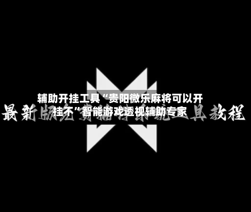 辅助开挂工具“贵阳微乐麻将可以开挂不”智能游戏透视辅助专家