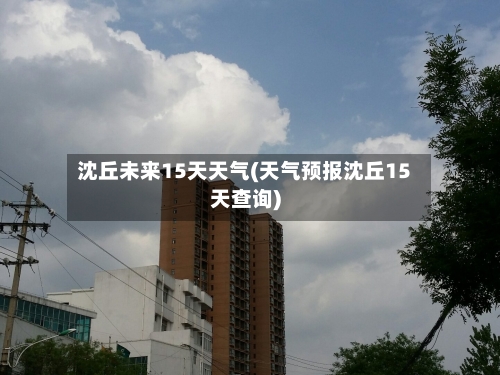 沈丘未来15天天气(天气预报沈丘15天查询)