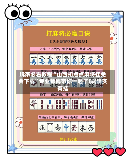 玩家必看教程“山西扣点点麻将挂免费下载”专业师傅带你一起了解(确实有挂