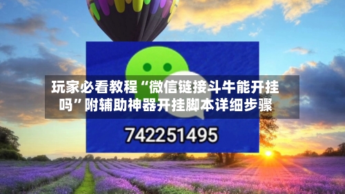 玩家必看教程“微信链接斗牛能开挂吗”附辅助神器开挂脚本详细步骤
