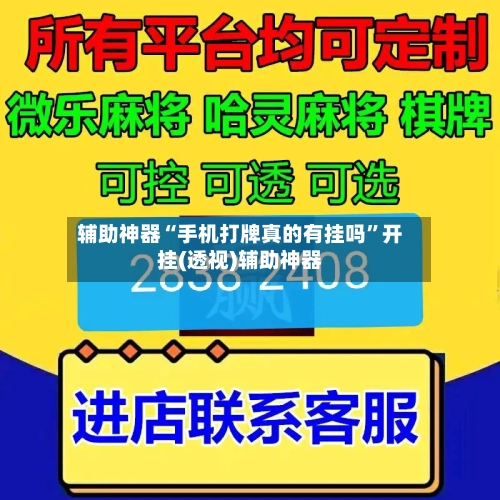 辅助神器“手机打牌真的有挂吗”开挂(透视)辅助神器