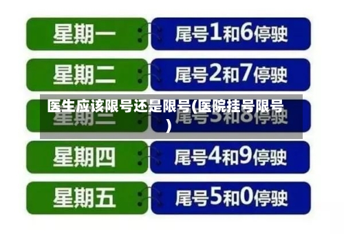 医生应该限号还是限号(医院挂号限号)