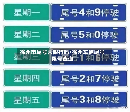 徐州市尾号六限行吗/徐州车辆尾号限号查询