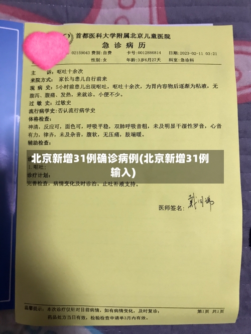 北京新增31例确诊病例(北京新增31例输入)