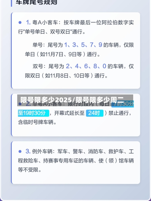 限号限多少2025/限号限多少周二