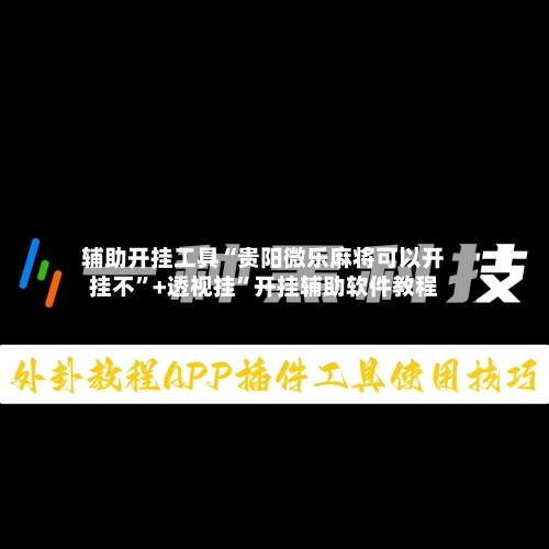 辅助开挂工具“贵阳微乐麻将可以开挂不”+透视挂”开挂辅助软件教程
