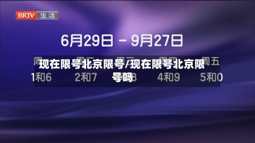 现在限号北京限号/现在限号北京限号吗
