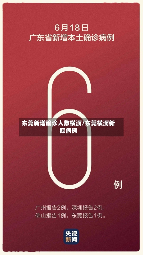 东莞新增确诊人数横沥/东莞横沥新冠病例