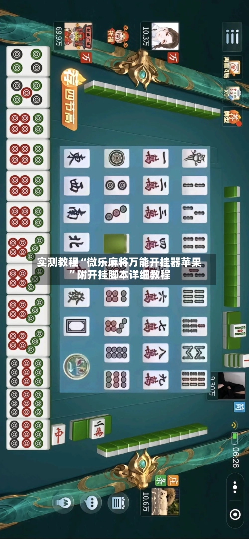 实测教程“微乐麻将万能开挂器苹果”附开挂脚本详细教程