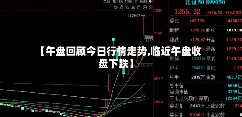 【午盘回顾今日行情走势,临近午盘收盘下跌】