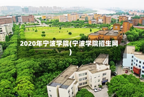 2020年宁波学院(宁波学院招生网)