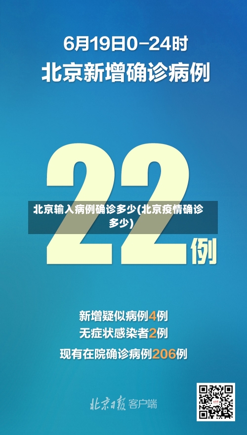 北京输入病例确诊多少(北京疫情确诊多少)