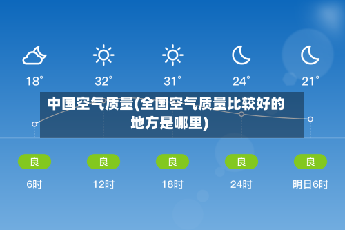 中国空气质量(全国空气质量比较好的地方是哪里)