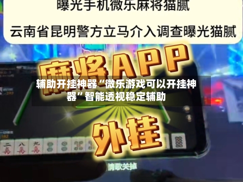 辅助开挂神器“微乐游戏可以开挂神器”智能透视稳定辅助
