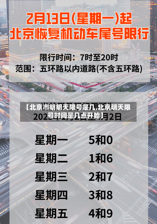 【北京市明明天限号是几,北京明天限号时间是几点开始】
