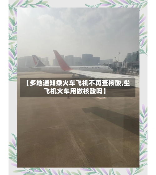 【多地通知乘火车飞机不再查核酸,坐飞机火车用做核酸吗】