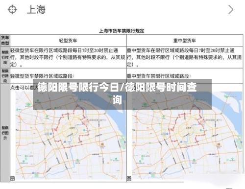 德阳限号限行今日/德阳限号时间查询