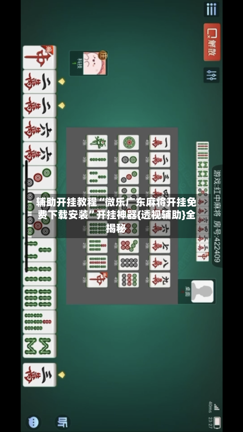 辅助开挂教程“微乐广东麻将开挂免费下载安装”开挂神器{透视辅助}全揭秘