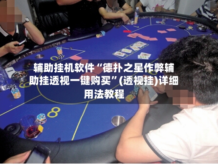 辅助挂机软件“德扑之星作弊辅助挂透视一键购买”(透视挂)详细用法教程