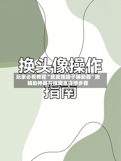 玩家必看教程“皮皮跑胡子辅助器”附辅助神器开挂脚本详细步骤