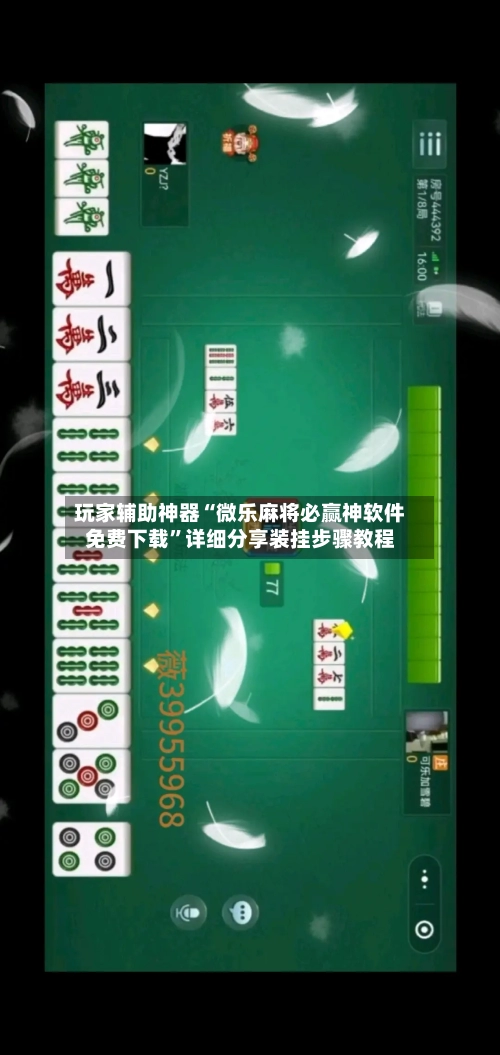 玩家辅助神器“微乐麻将必赢神软件免费下载”详细分享装挂步骤教程